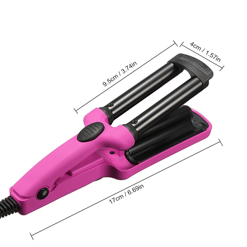 3 Barrel Ceramic Hair Curler Crimper Curling Iron Tong Waving Wand Roller Beauty Personal Care Appliance 200V Salon Tools