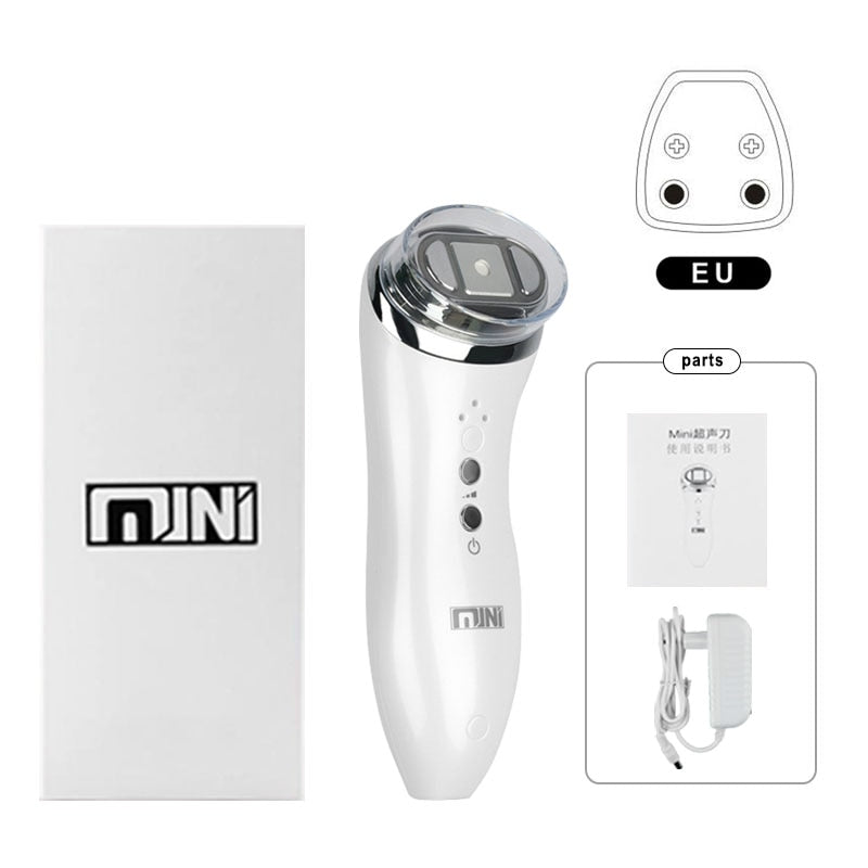 Ultrasonic Bipolar RF Radio Frequency Lifting Face Skin Care Massager Mini Hifu Anti Wrinkle Tightening Device LED Spa Beauty