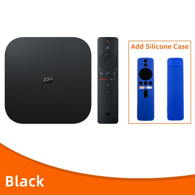 Original Global Xiaomi Mi TV Box S 4K HDR Android TV 8.1 Ultra HD 2G 8G WIFI Google Cast Netflix IPTV Set top Box 4 Media Player