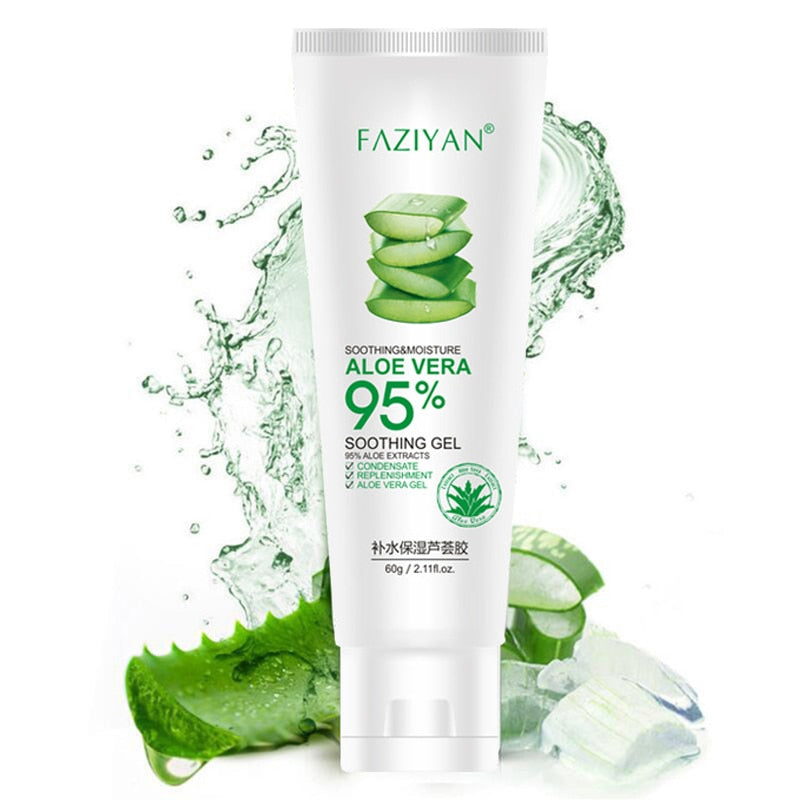 Deep hydration Face Cream Acne Treatment Fade Scars Skincare Aloe Vera Gel Repair After Sunburn Sooth Skin Face Moisturizer 60g