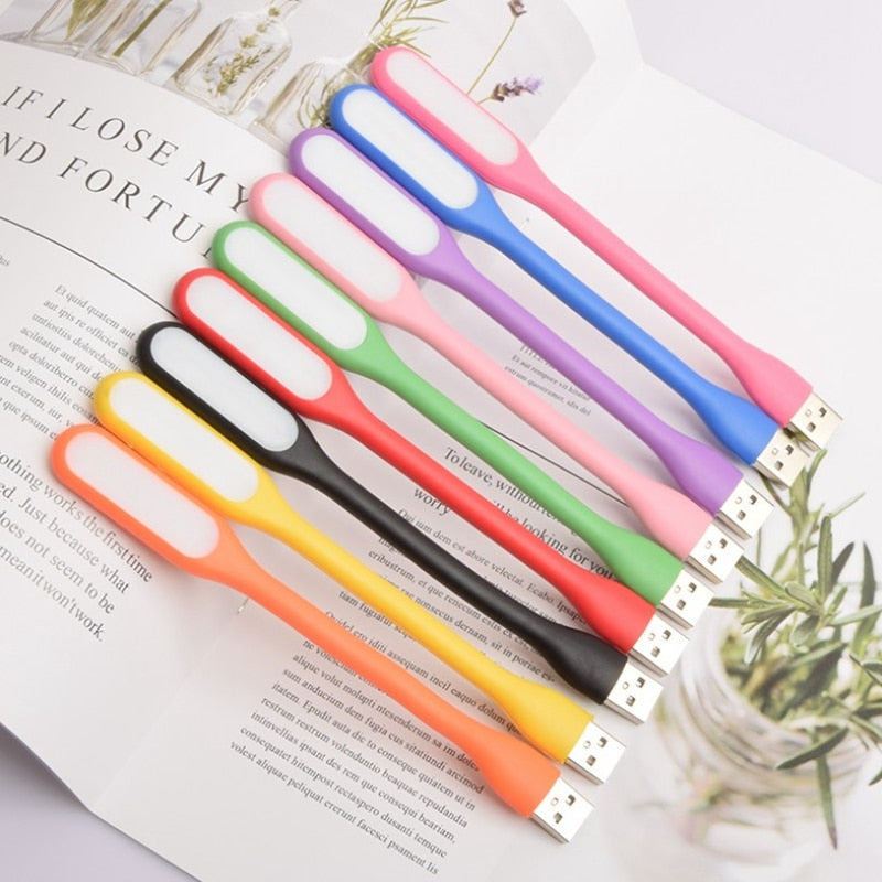 Mini USB Fan Flexible Bendable Cooling Portable Fan and USB LED Light Lamp For Power Bank &amp; Notebook &amp; Computer Summer Gadget