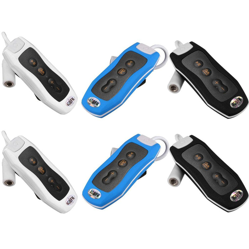 Mini MP3 Music Player IPX8 Waterproof Rechargeable with Vedio Media 4G/8G Underwater Running Electronic Devices