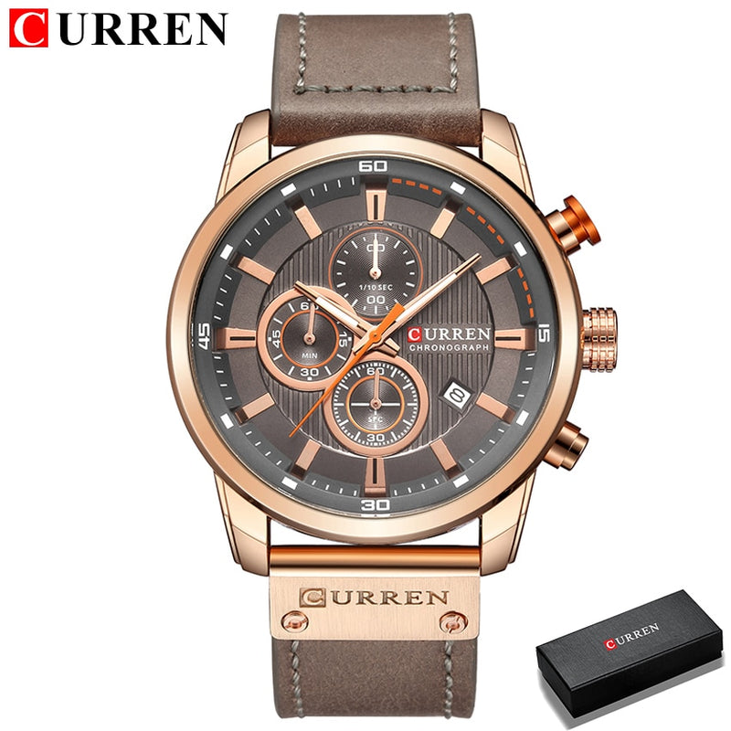 CURREN Fashion Date Quartz Men Watches Top Brand Luxury Male Clock Chronograph Sport Mens Wrist Watch Hodinky Relogio Masculino