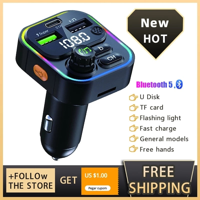 Bluetooth адаптер блютуз Bluetooth Receiver Car  Accessories Car Intelligent System Electronics Car Accessories Music Adapter