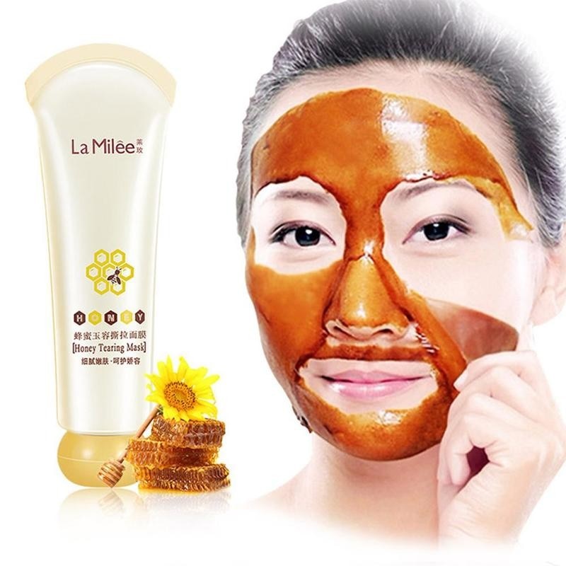 Honey Tearing Mask Peel Mask Oil Control Blackhead Remover Peel Off Dead Skin Clean Pores Shrink Care Face Skincare Mask