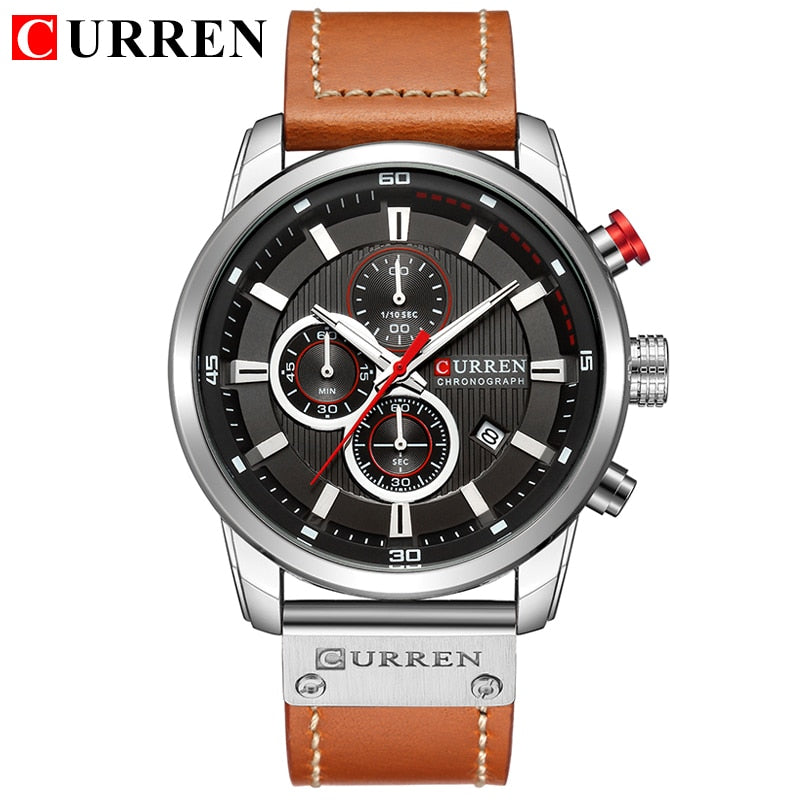 CURREN Fashion Date Quartz Men Watches Top Brand Luxury Male Clock Chronograph Sport Mens Wrist Watch Hodinky Relogio Masculino