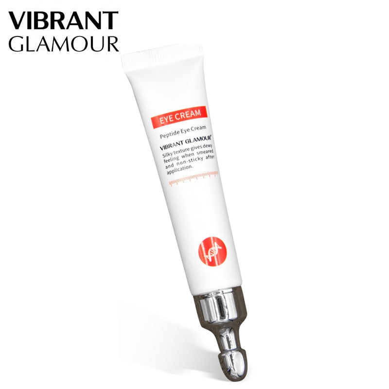 VIBRANT GLAMOUR2Pcs Eye Cream Peptide Collagen Anti-Aging Anti-Wrinkle Serum Remove Dark Circle Against Puffiness Bag Skin Care