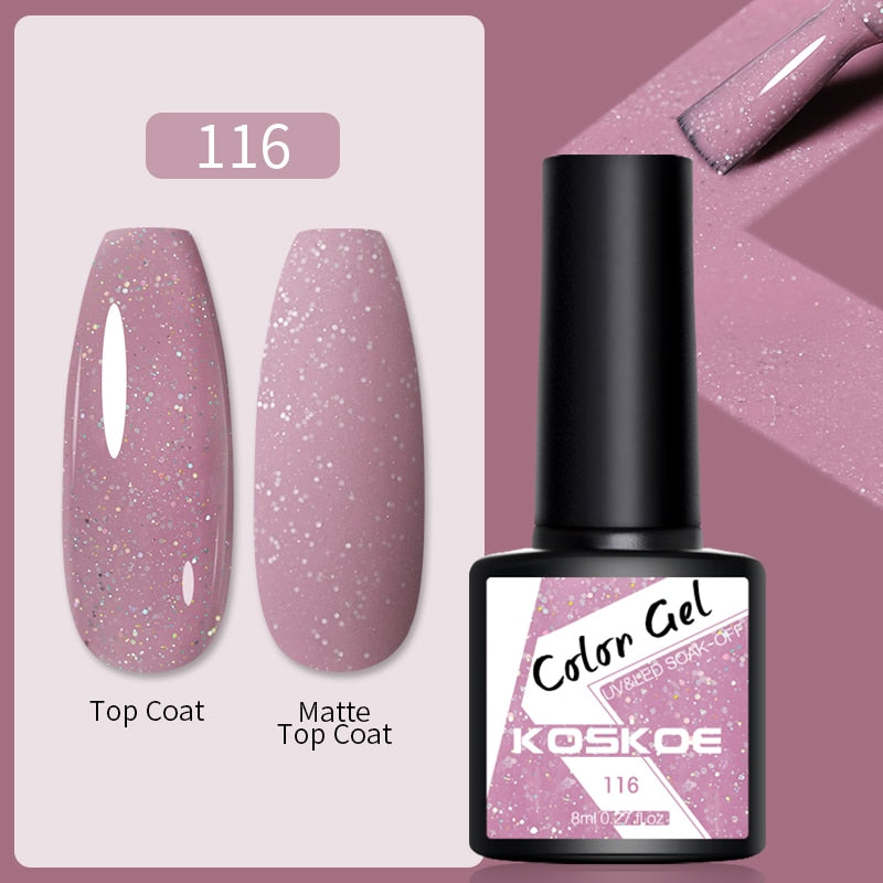 LEMOOC Cat Magnetic Nail Polish Gel Holographic Soak Off UV LED Nail Varnish Lacquers Shiny Glitter Cat Polishes Black Base Need