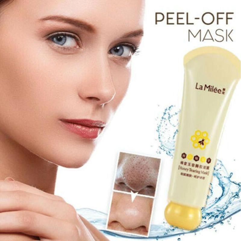 Honey Tearing Mask Peel Mask Oil Control Blackhead Remover Peel Off Dead Skin Clean Pores Shrink Care Face Skincare Mask