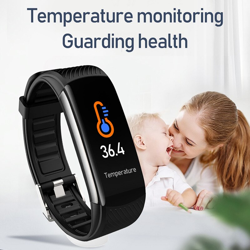 New Temperature Smart Watch Women Men electronic Smartband For Andriod Ios Fitness Tracker Body Sport Smart Clock Smartband