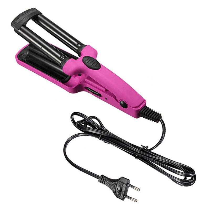 3 Barrel Ceramic Hair Curler Crimper Curling Iron Tong Waving Wand Roller Beauty Personal Care Appliance 200V Salon Tools