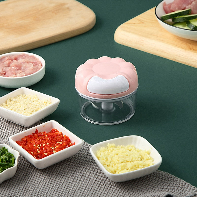 Multi-function Garlic Grinding Chopper Manual Garlic Press Food Vegetables Cutter Meat Grinders Kitchen Gadgets pepper corn