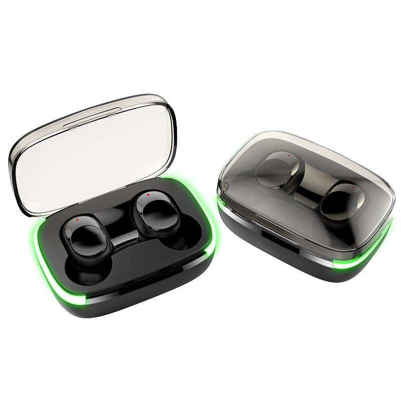 Original TWS Y60 Fone Bluetooth Earphones Wireless Headphones Stereo Bass Music Earbuds Digital Display Touch Control Headset